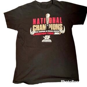 CRIMSON TIDE National Champions 2017 large vintage t shirt Alabama Bama Pride